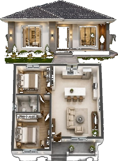 Çetinbilek Yapı prefabrik ev projesi 1